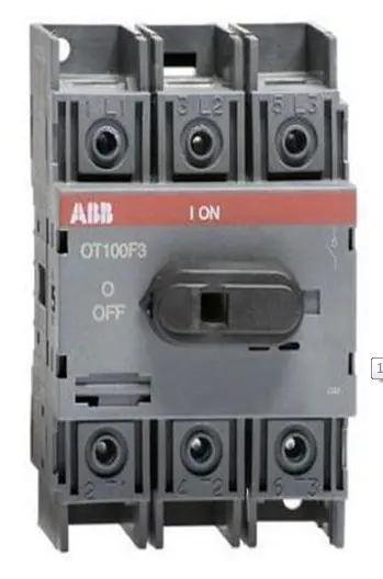 Рубильник реверсивный ABB ОТ63F3 3Р 63А