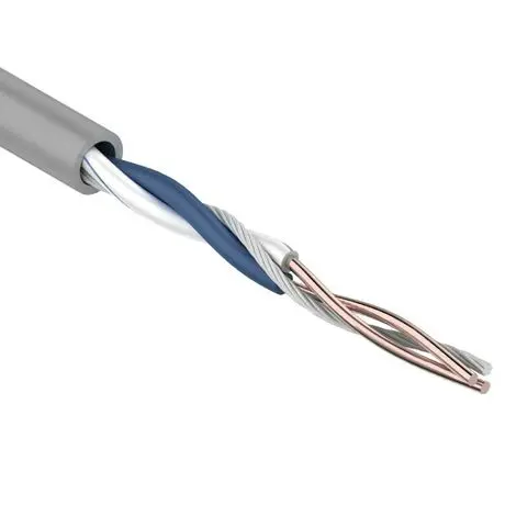 Кабель витая пара REXANT U/UTP 1х2х24AWG кат.5E CU PVC серый